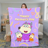 Happy Mother's Day Cozy Fleece Blanket