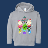 Wolfoo And Friends Gathering Christmas Long-Sleeved Toddler Hoodie