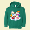 Wolfoo Family Snow Fight Christmas Long-Sleeved Toddler Hoodie