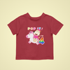 Lucy Rides Unicorn 4 Cotton Short-Sleeved Toddler T-shirt