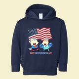 Wolfoo And Lucy Independence Day Long-Sleeved Toddler Hoodie