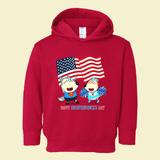 Wolfoo And Lucy Independence Day Long-Sleeved Toddler Hoodie