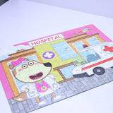 Lucy Doctor Lucy 100 Pieces Jigsaw Puzzle with Tube Packaging, for Families and Kids Ages 3 and up.