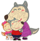 Wolfoo Family Mother's Day Wooden Kid Jigsaw Puzzle