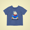 Wolfoo Drives Car Cotton Short-Sleeved Toddler T-shirt