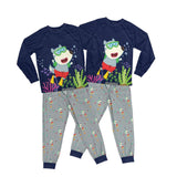 Diver Wolfoo Kid Raglan Pajamas Set