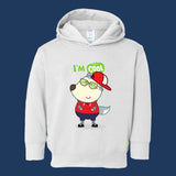 Wolfoo I'm So Cool Cotton Long-Sleeved Toddler Hoodie
