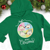 Wolfoo Family In Christmas Ball Long-Sleeved Toddler Hoodie