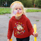 Blinking Lucy Santa Long-Sleeved Toddler Hoodie