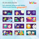Wolfoo Planets Matching Wooden Kid Puzzles