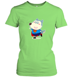 Superhero Wolfoo Cotton Short-Sleeved Women T-shirt