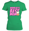 World's Best Mom Cotton Short-Sleeved Women T-shirt