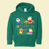 Wolfoo And Friends Sunny Day Long-Sleeved Toddler Hoodie