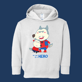 Wolfoo And Dad Father's Day Long-Sleeved Toddler Hoodie