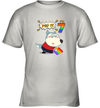 Wolfoo Pop It Birthday 7 Cotton Short-Sleeved Youth T-shirt