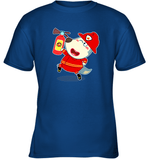 Firefighter Wolfoo Cotton Short-Sleeved Youth T-shirt
