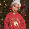 Lucy Reindeer Christmas Long-Sleeved Toddler Hoodie