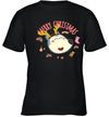 Wolfoo Reindeer Christmas Cotton Short-Sleeved Youth T-shirt