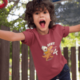 Wolfoo Rides Dinosaur Rawr 4 Cotton Short-Sleeved Toddler T-shirt