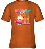 Lucy Birthday Girl 11 Cotton Short-Sleeved Youth T-shirt