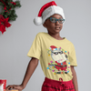 Blinking Cool Wolfoo Santa Cotton Short-Sleeved Toddler T-shirt