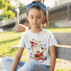Blinking Lucy Santa Cotton Short-Sleeved Toddler T-shirt