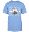 Cheerful Mr Wolf Cotton Short-Sleeved Men T-shirt