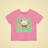 Wolfoo Lil Bro Cotton Short-Sleeved Toddler T-shirt