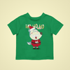 Wolfoo Santa Claus Ho Ho Ho Cotton Short-Sleeved Toddler T-shirt