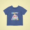 Lucy Happy Easter Eggs Cotton Short-Sleeved Toddler T-shirt