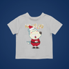 Wolfoo Santa Claus Ho Ho Ho Cotton Short-Sleeved Toddler T-shirt