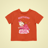 Birthday Girl Lucy Cotton Short-Sleeved Toddler T-shirt