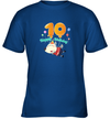 Wolfoo Happy Birthday 10 Cotton Short-Sleeved Youth T-shirt