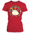 Mrs Wolf Reindeer Christmas Cotton Short-Sleeved Women T-shirt