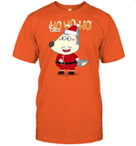 Mr Wolf Santa Claus Ho Ho Ho Cotton Short-Sleeved Men T-shirt