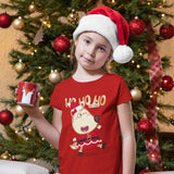Lucy Santa Claus Cotton Short-Sleeved Toddler T-shirt