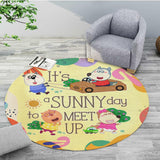 Wolfoo and Friends Sunny Day Round Rug